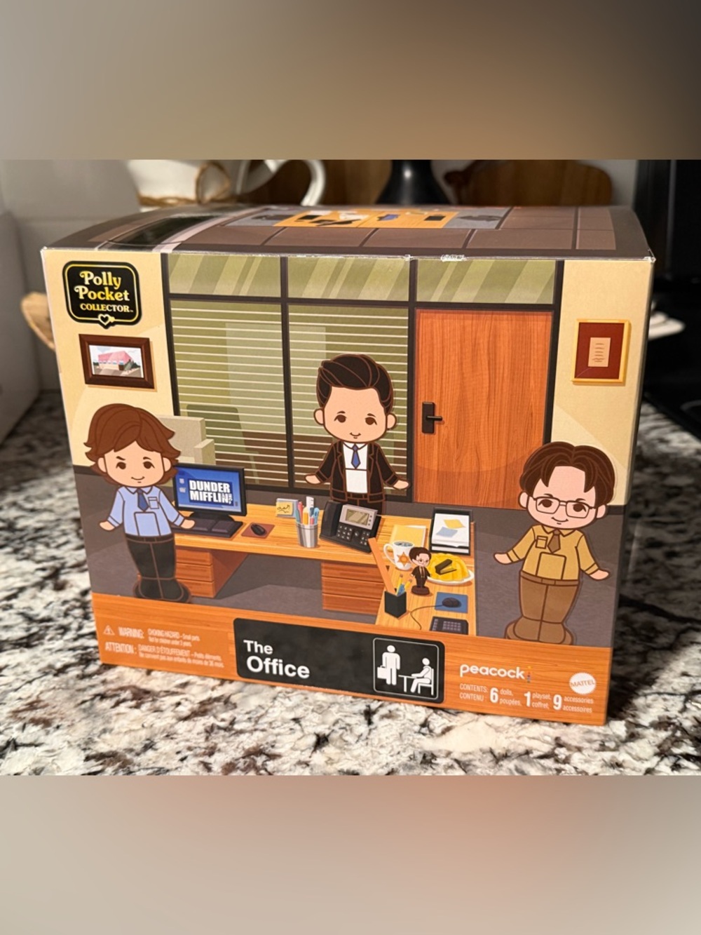 Mattel, Polly Pocket x The Office Collectable Playset
